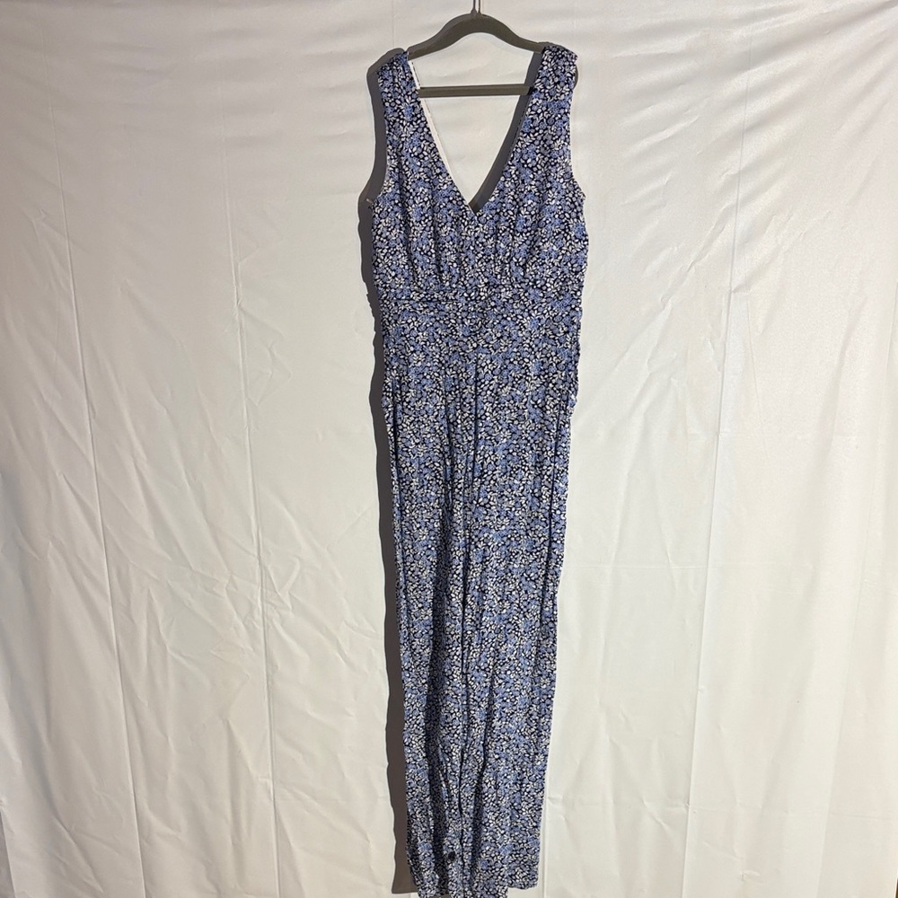 Mi ami Blue Floral Jumpsuit